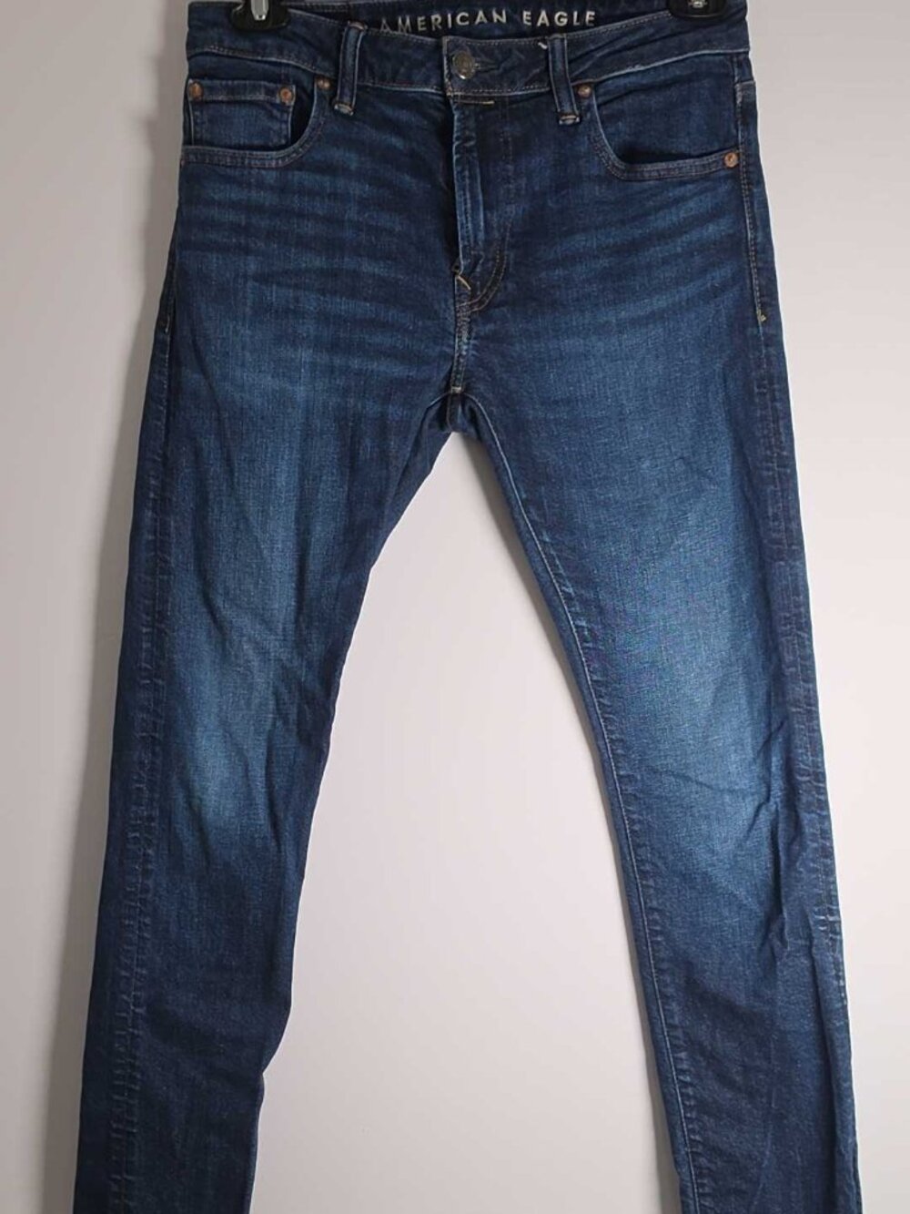 American Eagle Womens Slim Fit Flex Jeans 31x32 Dark Wash Stretch Denim